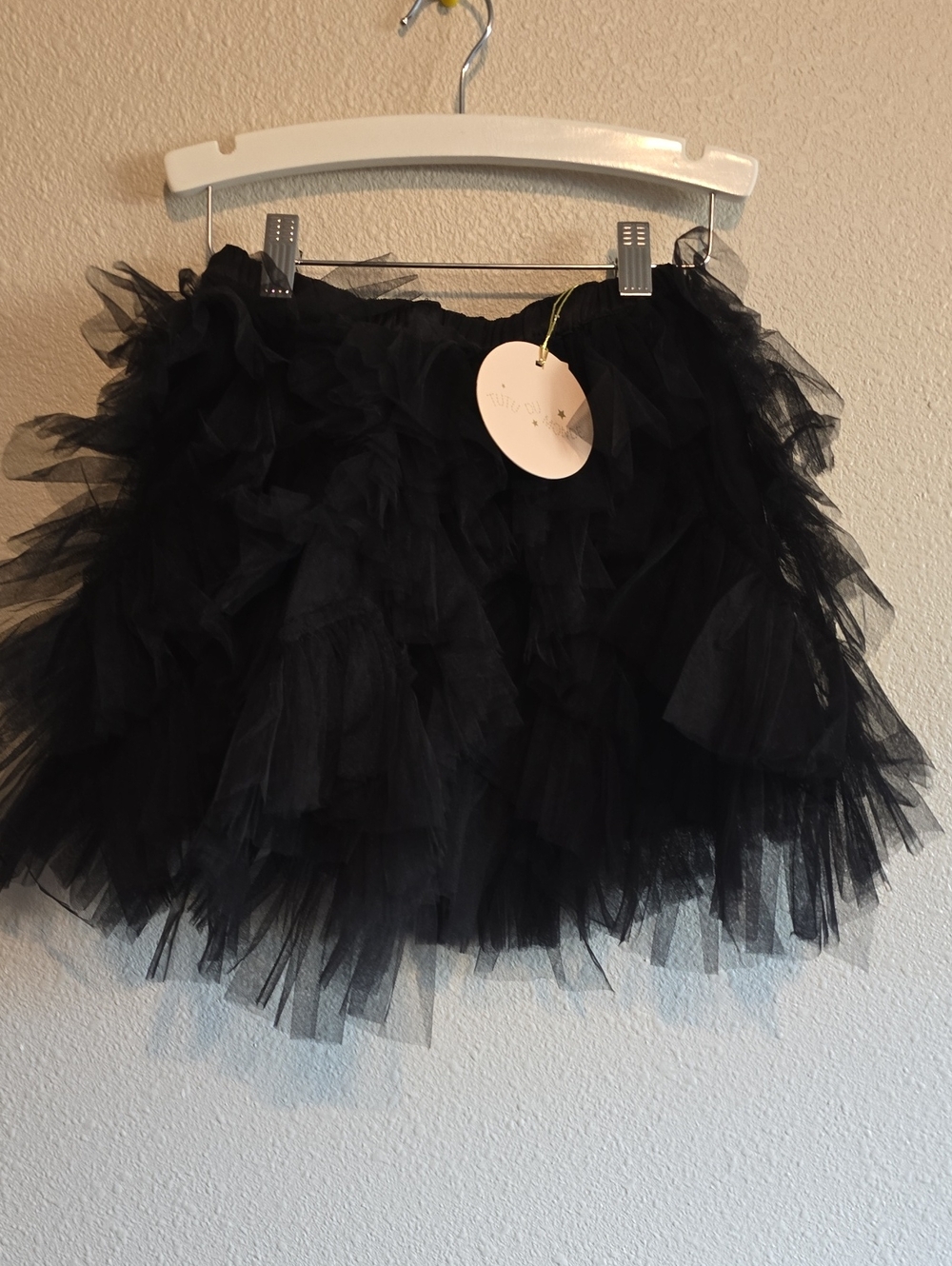 Tutu Du Monde Black Ruffled Tulle Mini Skirt